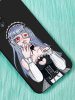 Kék hajú yandere anime girl telefontok