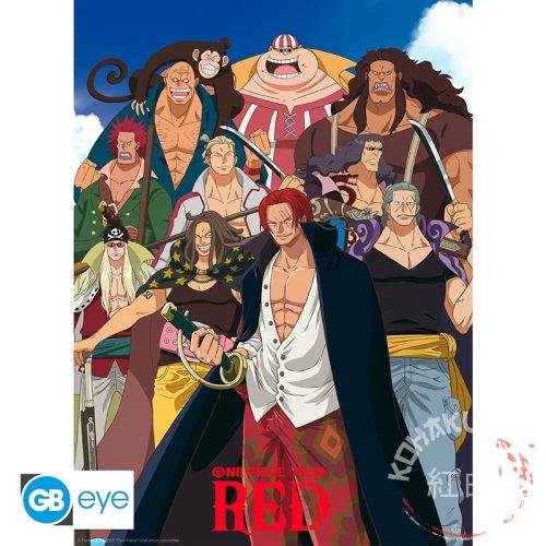 One Piece: RED Poszter - "Red Hair Pirates" 