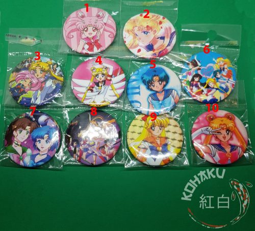 Sailor Moon kitűző v2